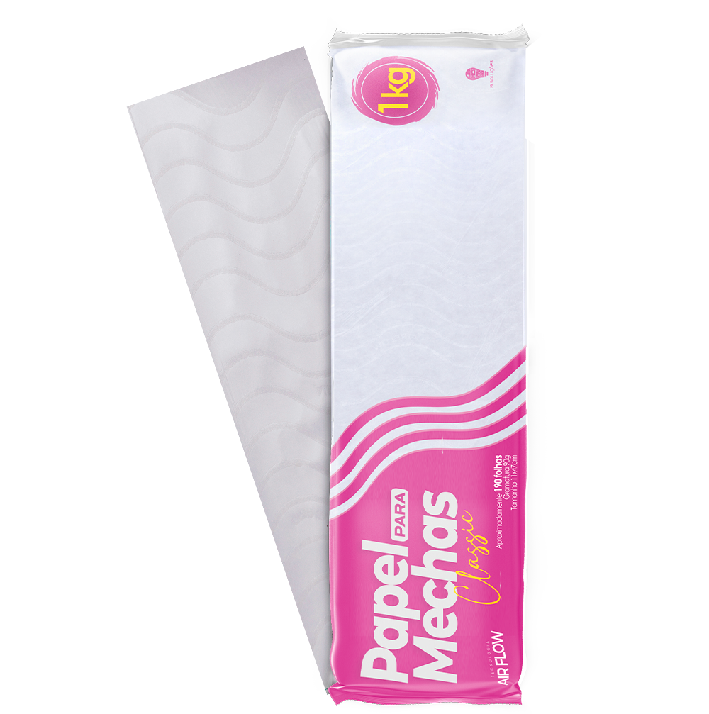 PM Papel Mechas Classic 11 x 47cm 1Kg /190 hojas aprox.