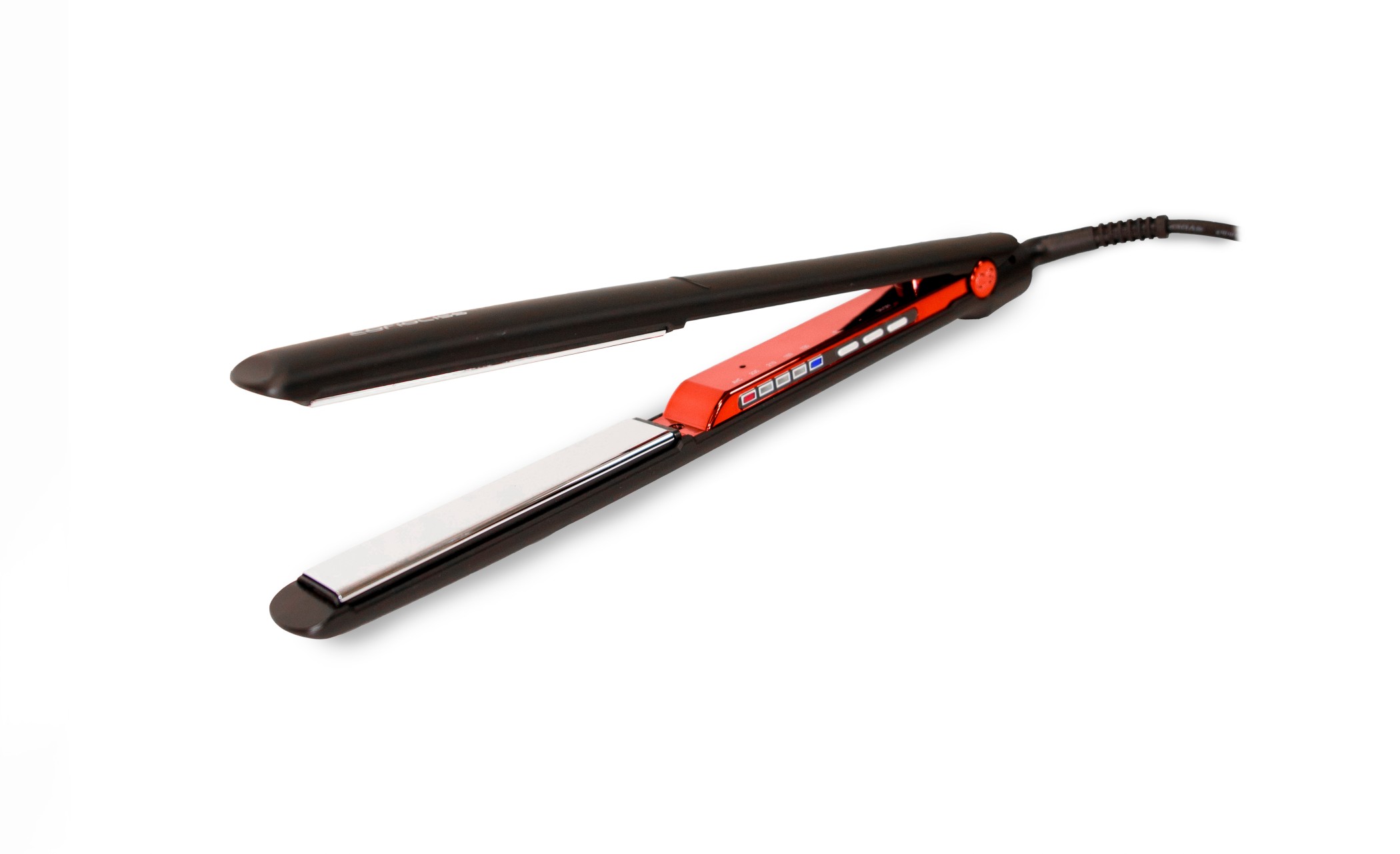 PLANCHA C3 BLACK RED + CEPILLO HOT BRUSH KIT CORIOLISS