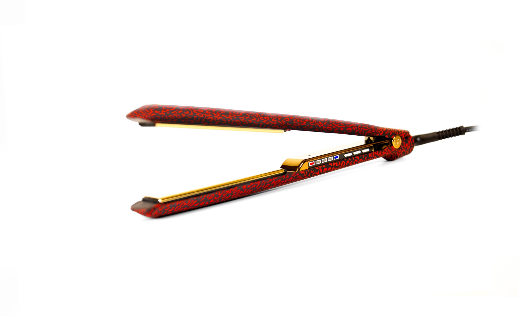 PLANCHA C3 RED LEOPARD  + CEPILLO HOT BRUSH KIT CORIOLISS