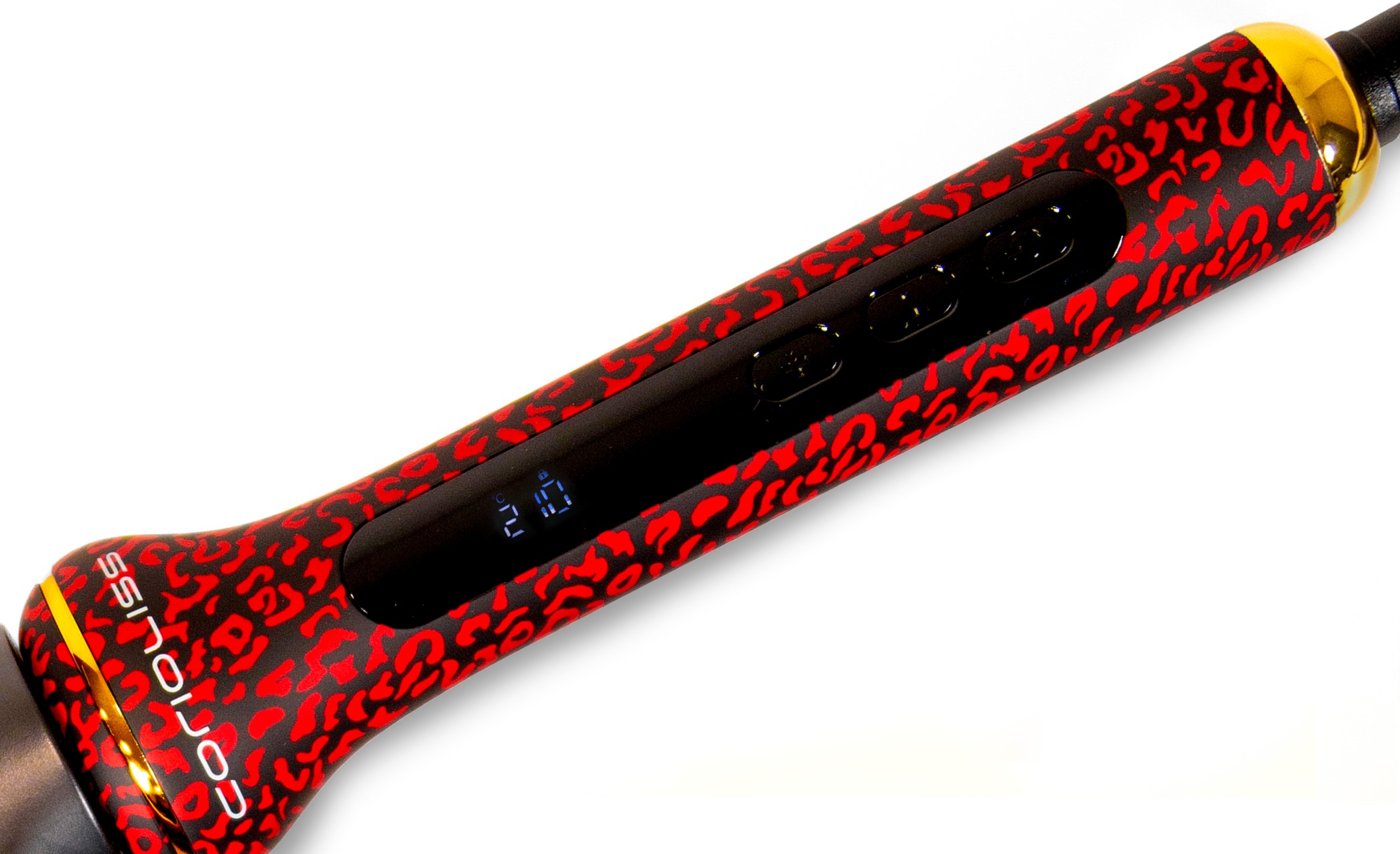 PLANCHA C3 RED LEOPARD  + CEPILLO HOT BRUSH KIT CORIOLISS