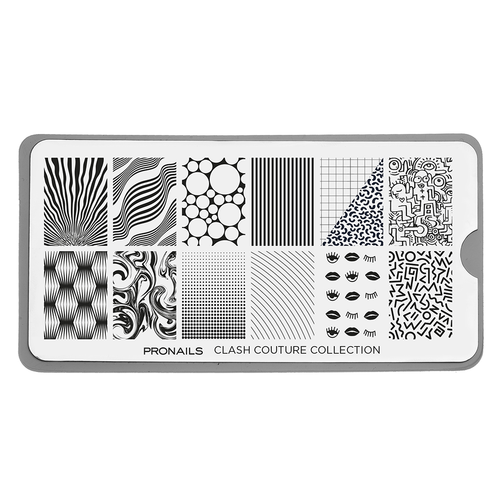 PN Placa Estampado Clash Couture + Raspador hasta fin de existencias