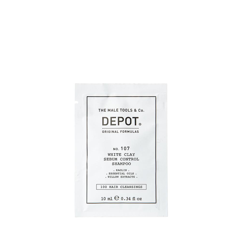 No.107 WHITE CLAY SEBUM CONTROL SHAMPOO .10ML hasta fin de existencias