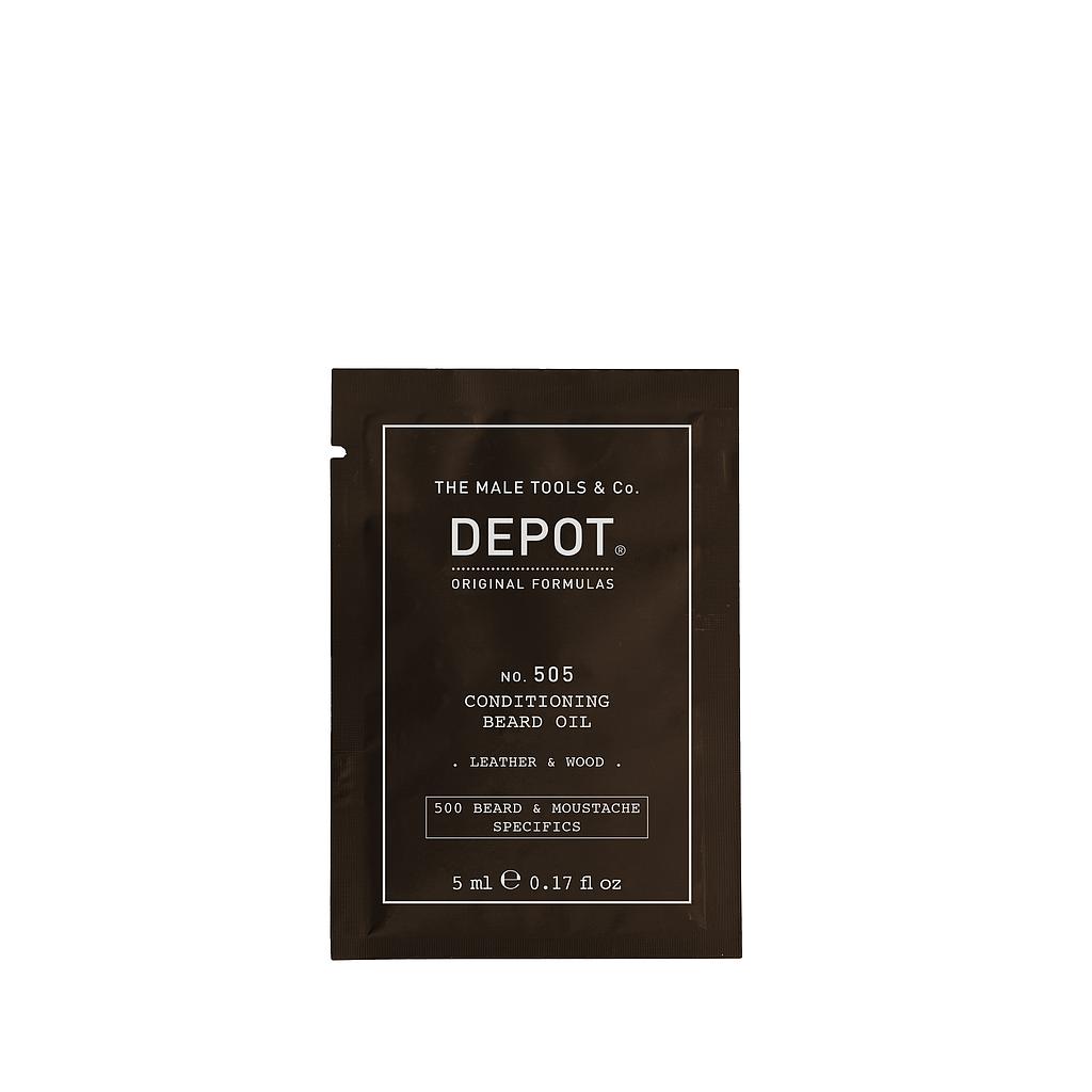 No.505 CONDITIONING BEARD OIL leather &amp; wood .5ML  hasta fin de existencias