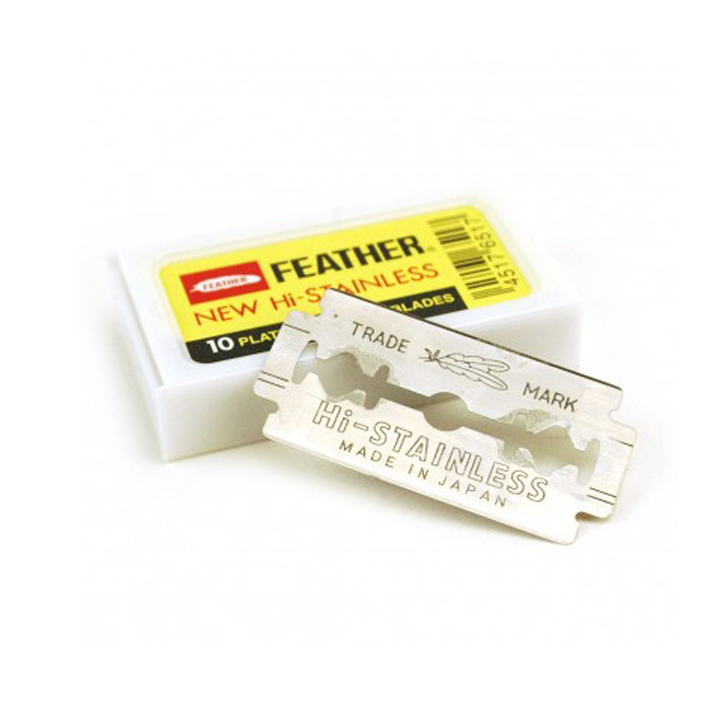 CUCHILLA FEATHER  ESTUCHE 10 HOJAS PARTIR ESPECIAL AFEITADO cx20