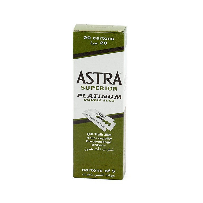 CUCHILLA ASTRA PLATINUM 5 HOJAS PARTIR DISPENSADOR 100 CUCHILLAS