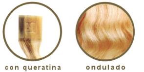 CABELLO NAT. KERATINA ONDULADO COLOR 10 55/60cm 10uds hasta fin de existencias