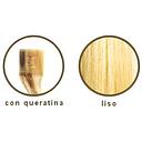 CABELLO NAT. KERATINA LISO COLOR 35 55/60cm 10uds