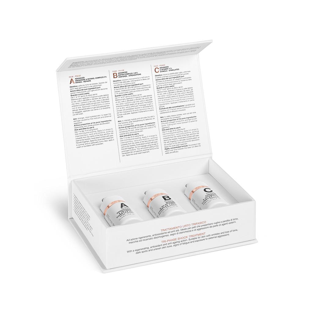 DDP ICON TIME Kit ABC antioxidante 3 serum x 15 ml - hasta fin de existencias