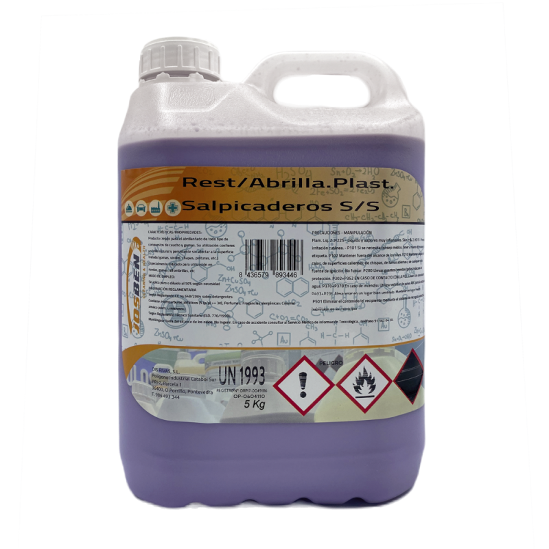 LIMPIADOR ABRILLANTADOR SALPICADEROS JOSBEN SIN SILICONAS 5kg COCHE