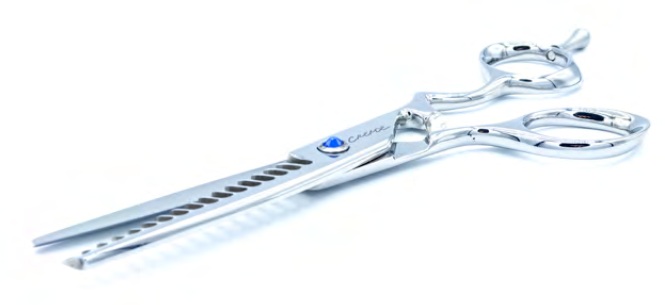 TIJERA ESCULPIR 6” FILO JAPONES ACERO 440C 16 DIENTES F.AÑON CRENDE