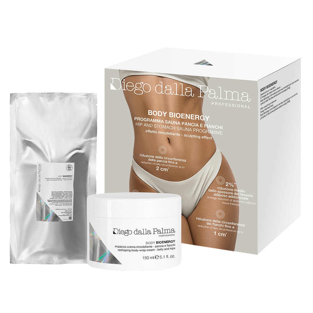 DDP BODY BIOENERGY Kit programa sauna cadera y vientre (venda + crema 150ml)