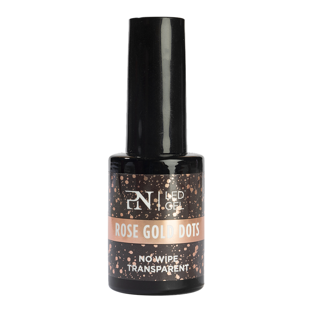 PN Top Coat Rose Gold Dots 10 ml