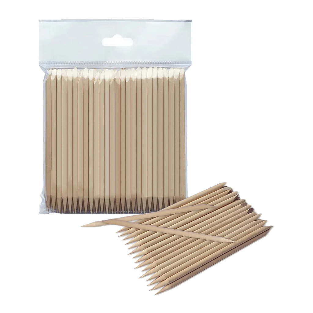 PALITO NARANJO MANICURA EXPERT 110mm 100uds STALEKS