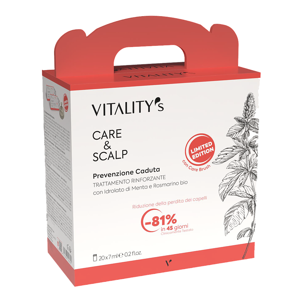 VT RINFORZANTE PACK CAIDA 25 (champu 250ml + tratamiento 10x7ml + masajeador)